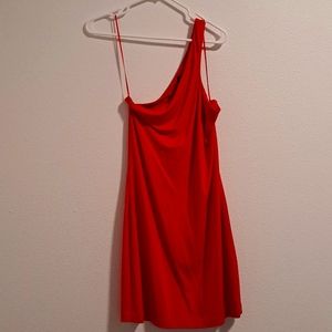 Express Red Mini Party Dress